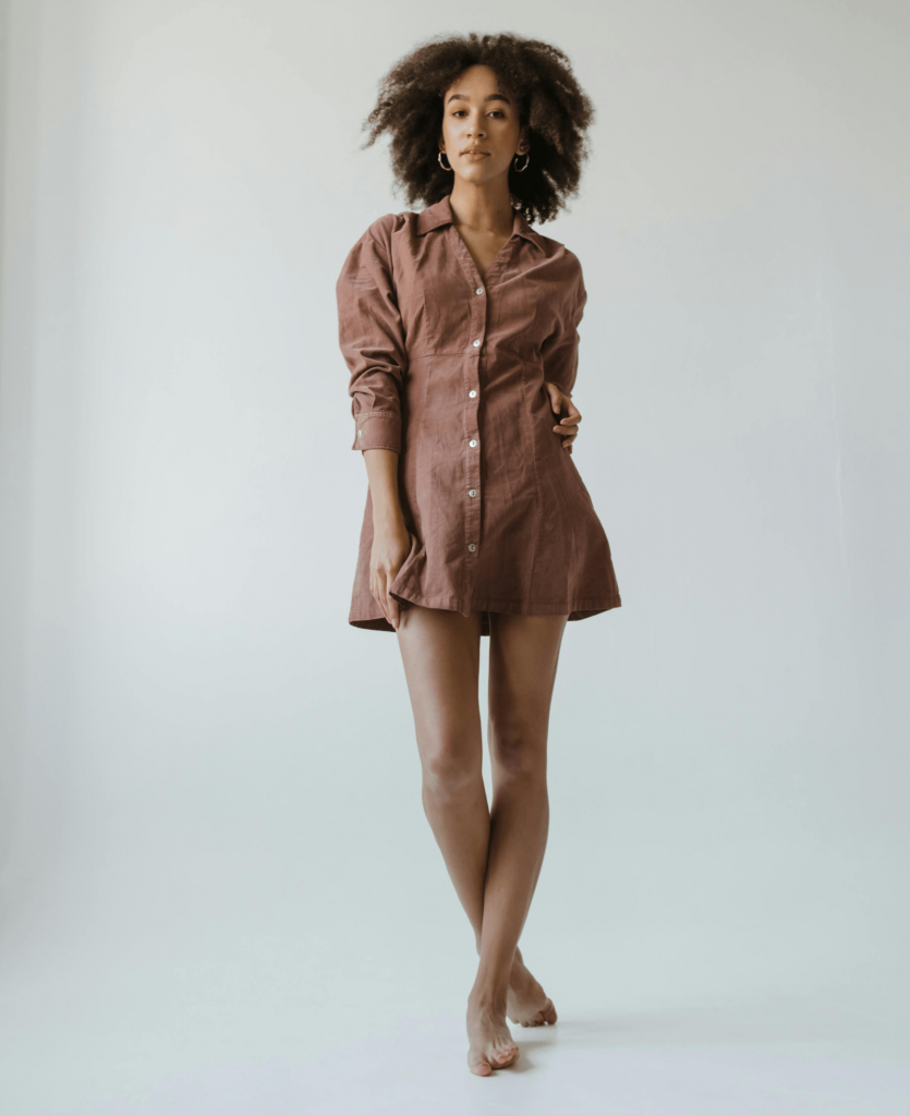 Down Shirt Dress