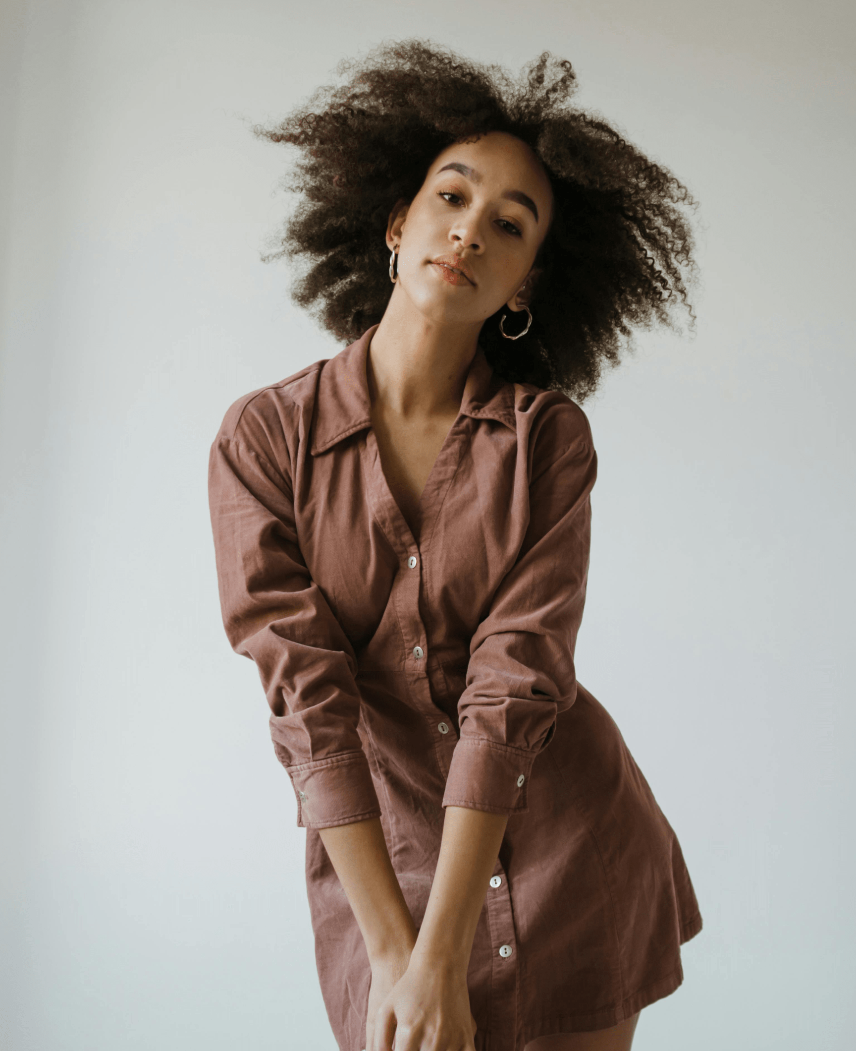 p2Down Shirt Dress
