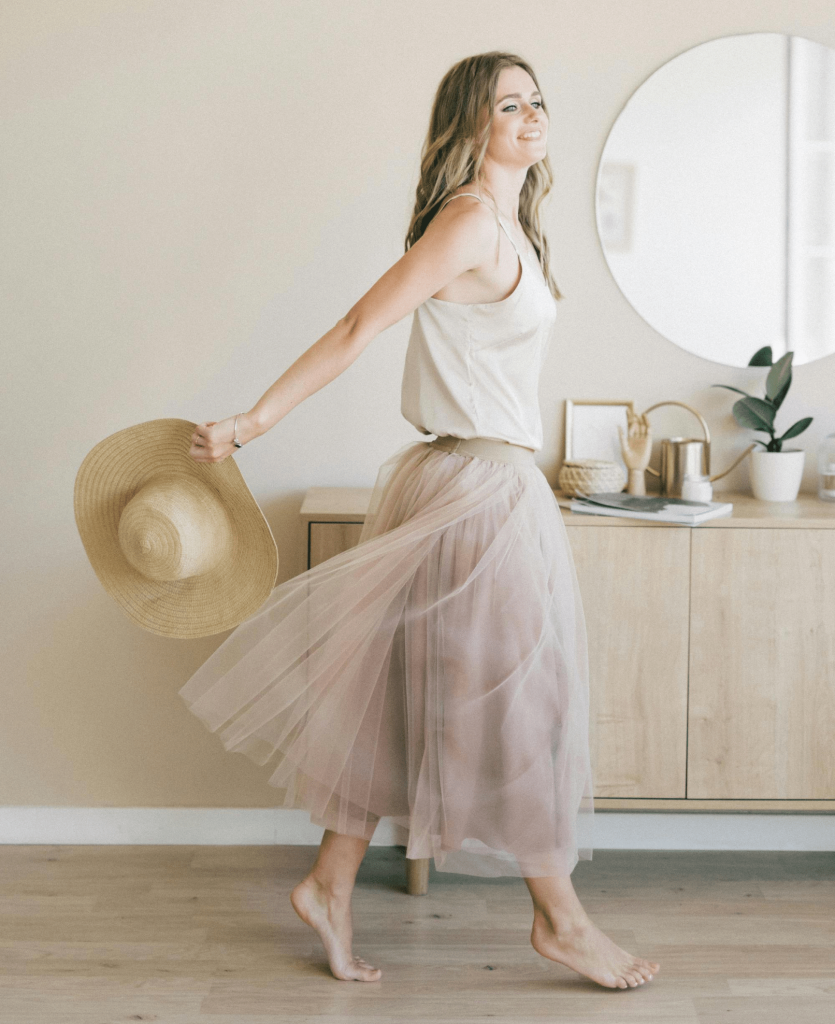 Tulle Skirt & Satin Cami