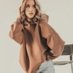 Brown hoodie